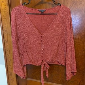 Cropped long sleeve Blouse